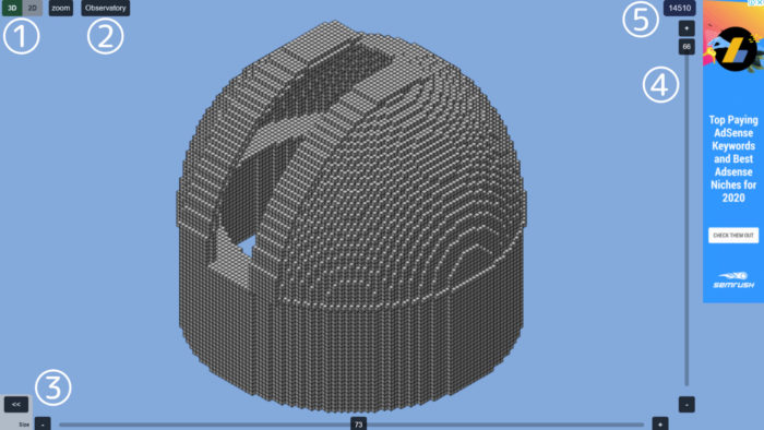 マイクラ 円 楕円の設計図を作れるツールplotz Modellerの使い方 ぜんくら
